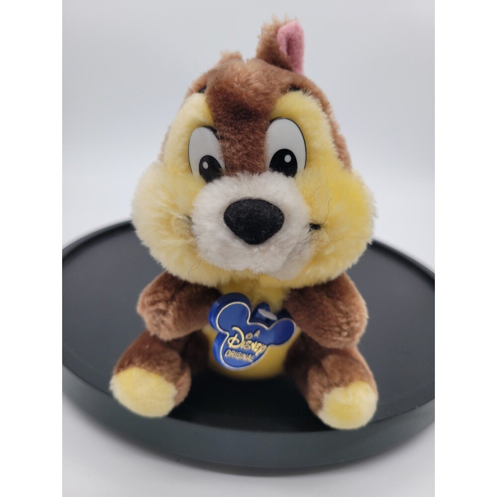 Vintage Chip 'n Dale Chip Only Plush  Disneyland Walt Disney World  6”  Chipmunk